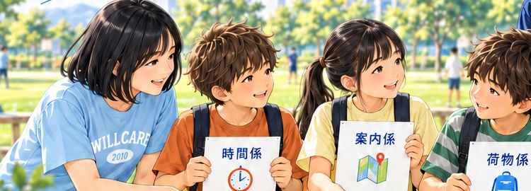 子どもたちが役割を持ちながら仲間と活動する