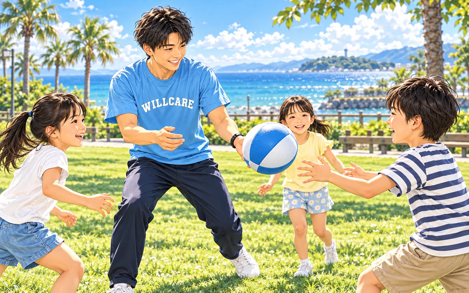 子どもたちの遊びを支える児童デイサービススタッフ