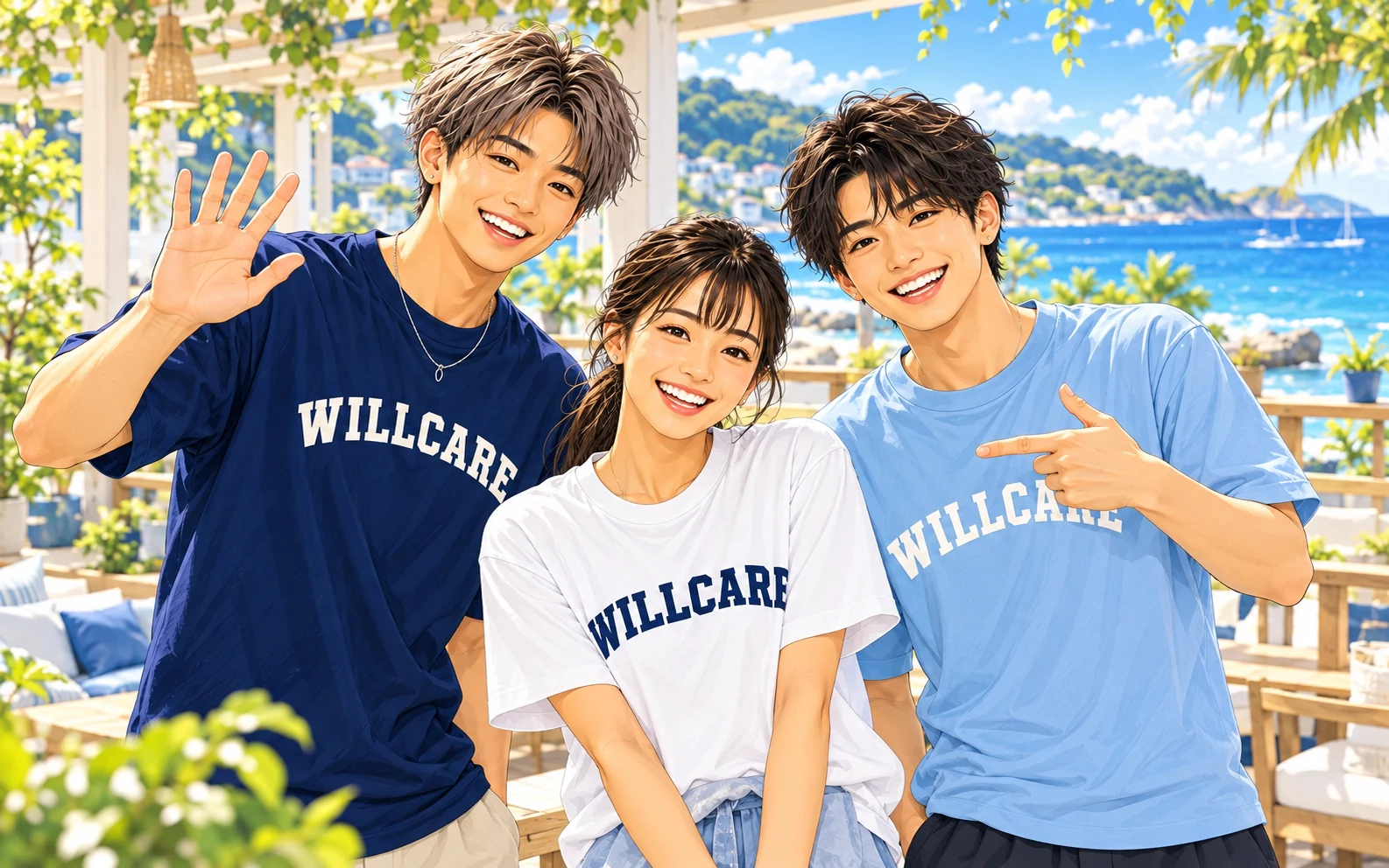 笑顔で自己紹介するWILLCAREスタッフ